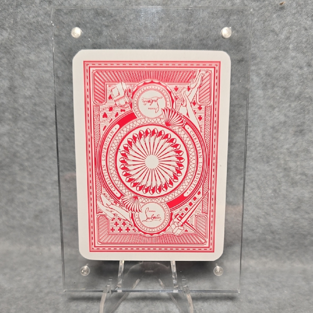 Christian Louboutin Limited Edition Playing Card 2 of Clubs